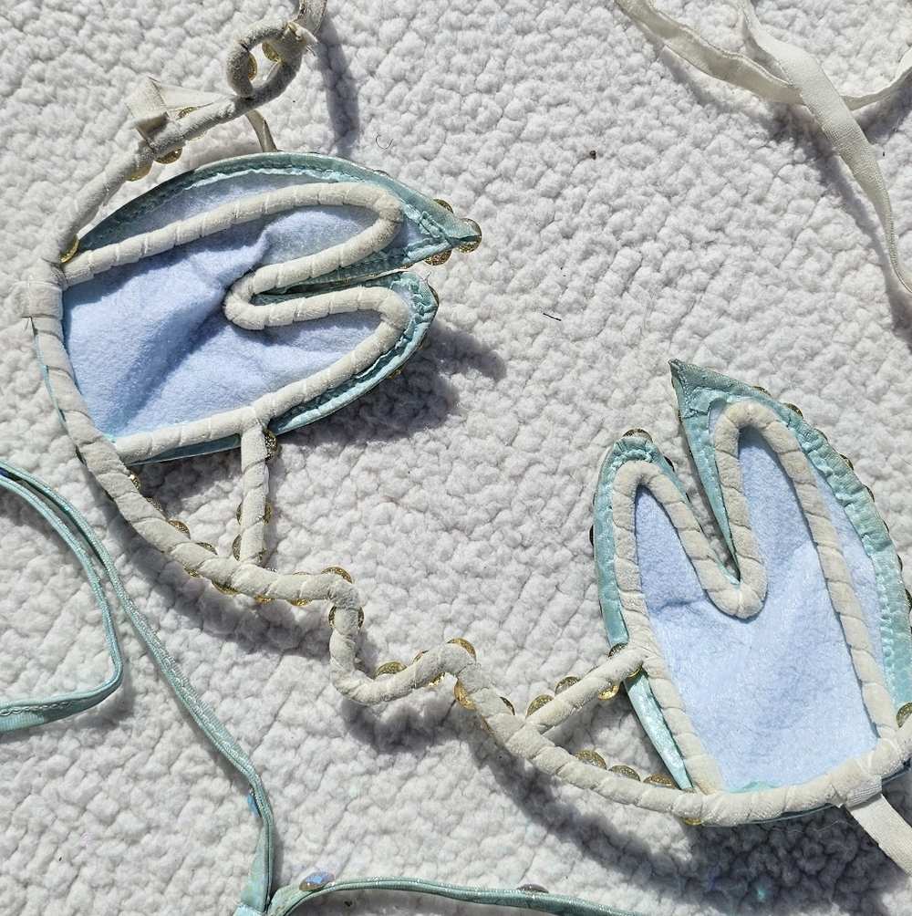 Embellished Light Blue Rave Set - Picture 6 of 8
